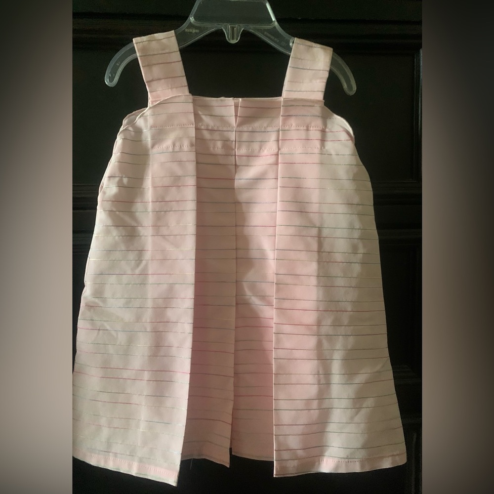 Pink Striped Kids Dress